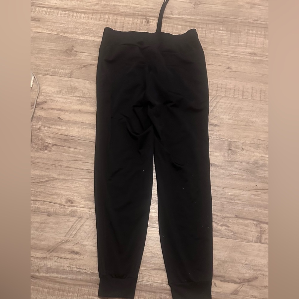 Womens size medium black adidas track pants